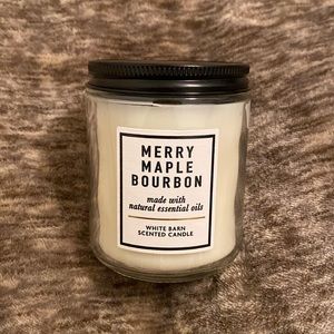 Bath & Body Works 1 Wick Candle Merry Maple Bourbon